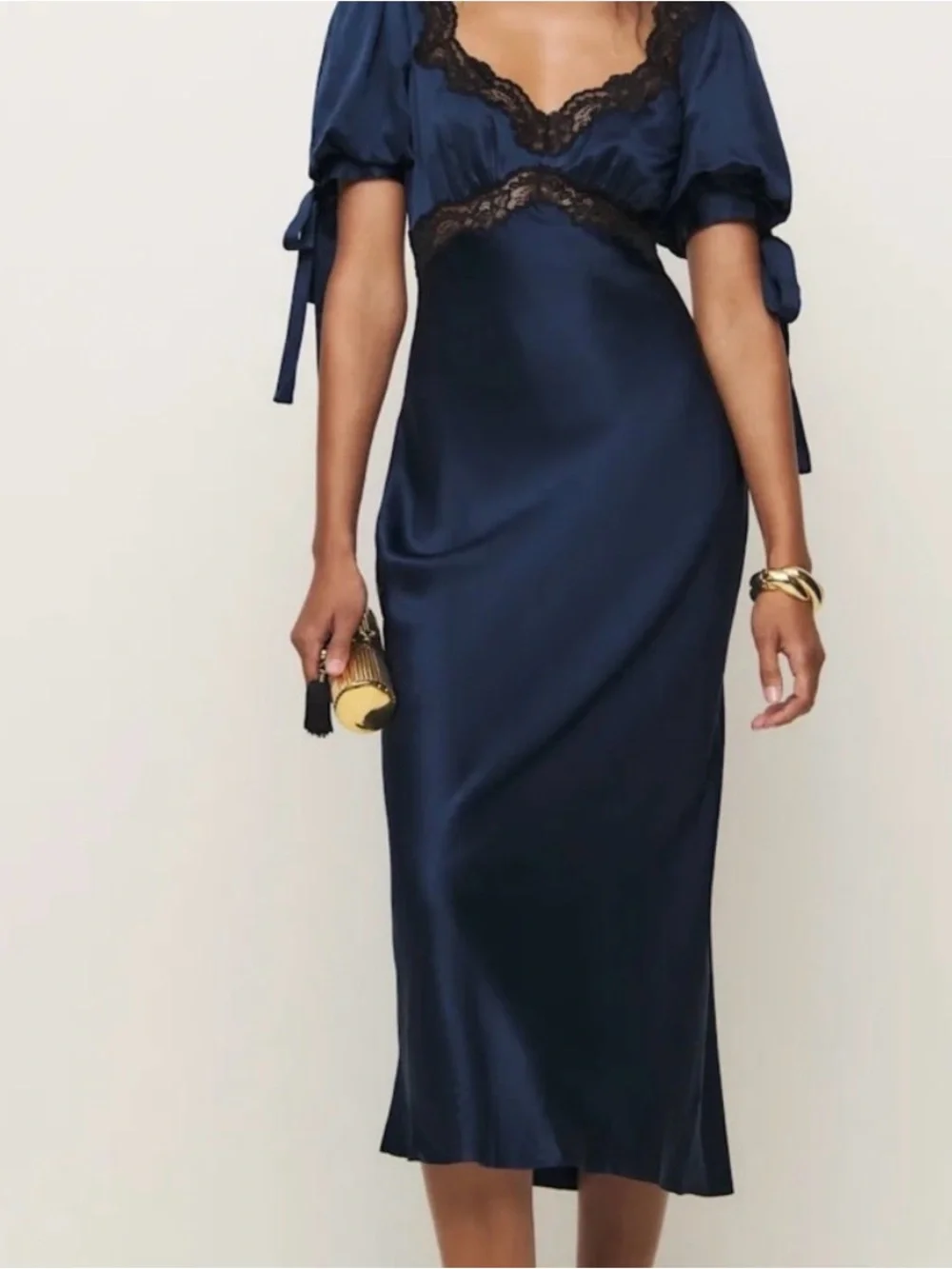 Reformation x Kacey Musgraves silk dress - Picture 2 of 4